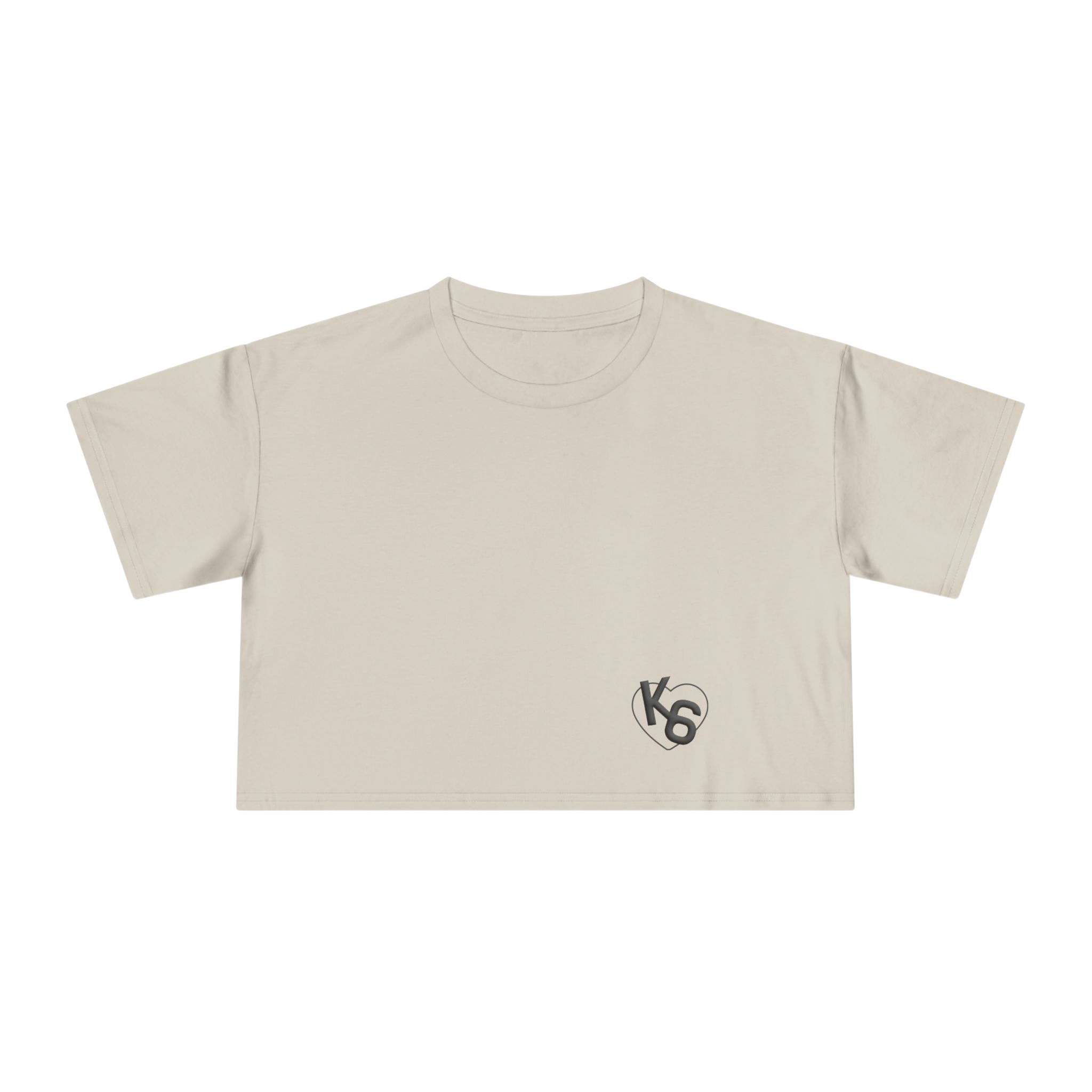 K6 Signature Logo Baby Doll Tee - Bone