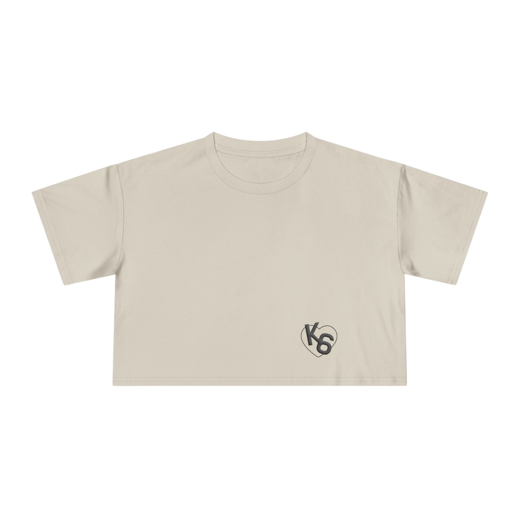 K6 Signature Logo Baby Doll Tee - Bone