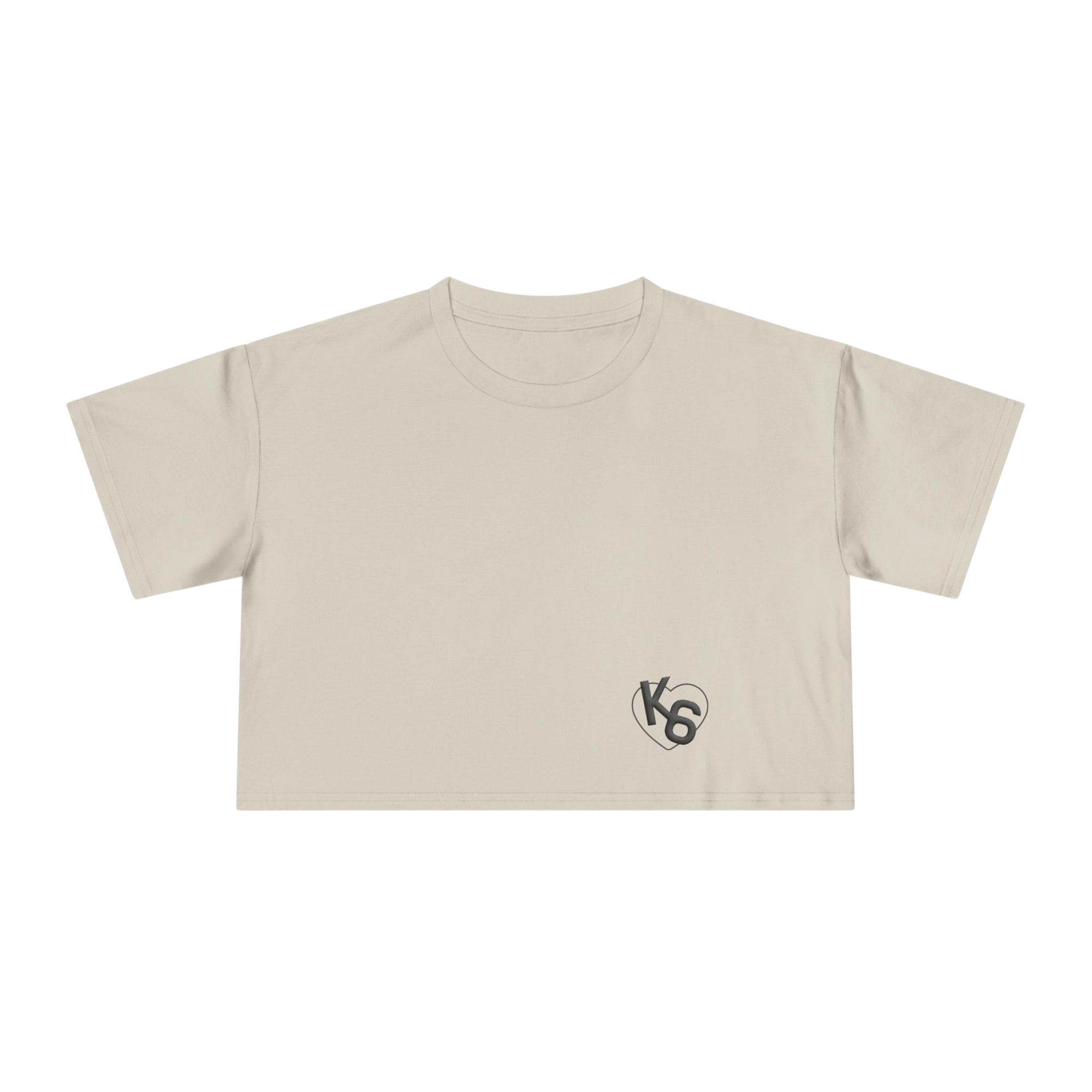 K6 Signature Logo Baby Doll Tee - Bone
