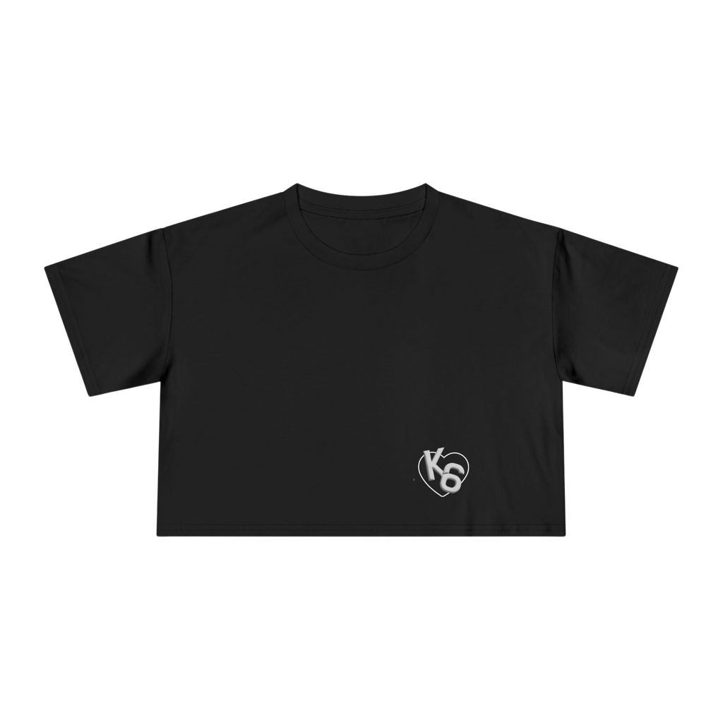 K6 Signature Logo Baby Doll Tee - Black