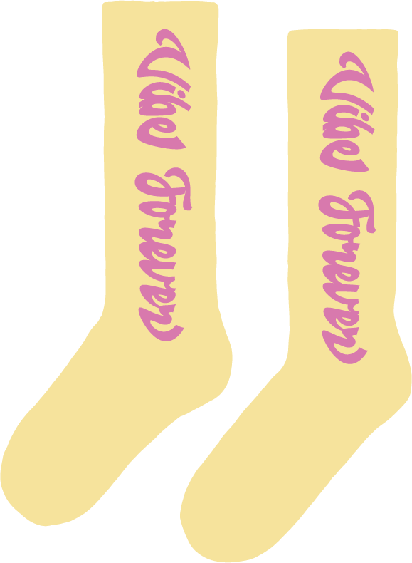 Yellow Vibe Forever Socks